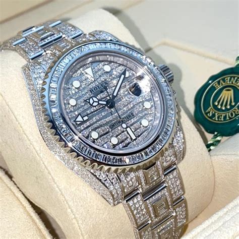 rolex gmt master iced out|rolex gmt master price guide.